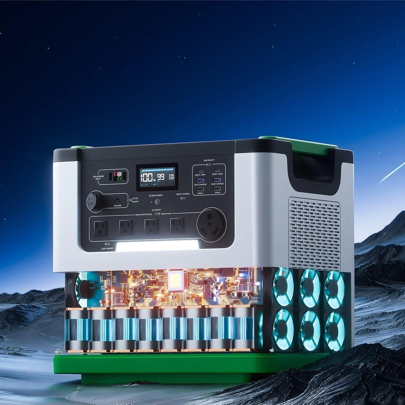 Nature's Generator Lithium 3600 Power Station